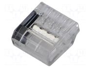 Quick splice; 24A; 450V; spring clamp; L: 19.1mm; 0.5÷2.5mm2 DEGSON ELECTRONICS