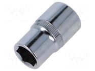 Socket; 6-angles,socket spanner; HEX 13mm; 1/2" IRIMO
