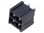Connector: PCB-cable/PCB; socket; male; PIN: 4; POWERMATE; straight SAMTEC