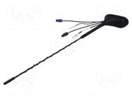 Antenna; SHARK; AM,DAB,FM; Fakra; Len: 0.2m; car top, rear; 12VDC MTA