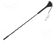 Antenna; car top; 0.4m; AM,FM; universal; 1.8m; 12VDC MTA