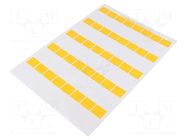 Label; 25mm; 19mm; yellow; self-adhesive; FLEXIMARK®; 10s; Size: A4 LAPP