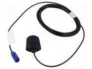 Antenna; automotive,inner; GPS; Fakra; socket; 3.5m MTA