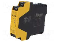 Module: safety relay; 24VDC; IN: 4; for DIN rail mounting; ESR5 EATON ELECTRIC