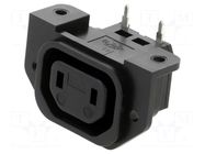 IEC 60320 connector 5001 Connector Inlet 10A H SCHURTER