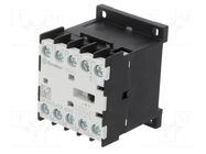 Contactor: 4-pole; NO x4; 24VDC; 12A; for DIN rail mounting; 6K FINDER