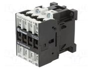 Contactor: 4-pole; NC + NO x3; 24VAC; 18A; for DIN rail mounting FINDER