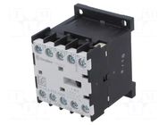 Contactor: 4-pole; NO x4; 24VAC; 9A; for DIN rail mounting; 6K FINDER