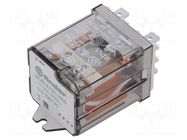 Relay: electromagnetic power; DPDT; Ucoil: 230VAC; Icoil: 10.5mA FINDER