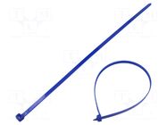 Cable tie; with metal; detectable by a metal detector; L: 400mm TIE10