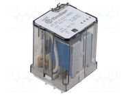 Relay: electromagnetic power; DPST-NO; Ucoil: 24VDC; Icoil: 54mA FINDER