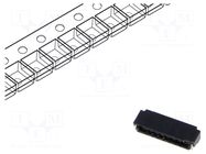 Connector: wire-board; socket; male; SignalBee; PIN: 8; horizontal HIROSE
