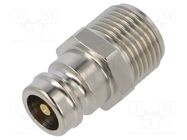 Quick connection coupling; connector pipe; max.15bar; DN9 PNEUMAT