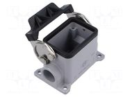 Enclosure for connectors: HDC; size 44.27; with latch; M20 ILME