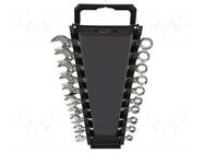 Wrench-set; combination spanner; Chrom-vanadium steel; 10pcs. AVIT