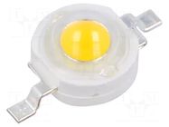 Power LED; white warm; EMITER; 1W; 2700-3000(typ)-3300K; 140° OPTOSUPPLY