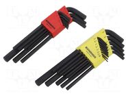 Wrench-set; inch,hex key; long BONDHUS