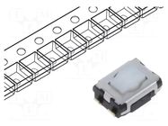 Microswitch TACT; SPST; Pos: 2; 0.02A/15VDC; SMD; none; OFF-(ON) PANASONIC