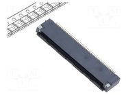 Connector: FFC/FPC; gold-plated; SMT; 500mA; 50V; FH28K; PIN: 50 HIROSE