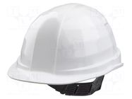 Protective helmet; adjustable; Size: 52÷62mm; white; polyetylene WOLFCRAFT