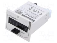 Counter: electromechanical; mechanical indicator; pulses; 999999 CROUZET