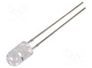CRLED; red; 5mm; 7500mcd; 30°; Front: convex; 5÷20VDC; No.of term: 2 OPTOSUPPLY