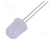 LED; red/green; 10mm; 30°; Front: convex; 2.1÷2.6/2.9÷3.4VDC; 130mW OPTOSUPPLY