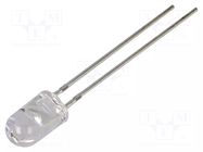 CRLED; yellow; 5mm; 7500mcd; 30°; Front: convex; 5÷20VDC; -30÷85°C OPTOSUPPLY