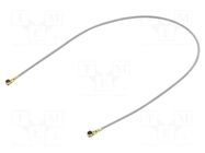 Cable; Colour: grey; Len: 0.2m; Wire dia: 28.7mm; Type: angled HIROSE