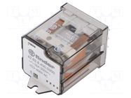 Relay: electromagnetic power; DPST-NO; Ucoil: 400VAC; Icoil: 7.8mA FINDER