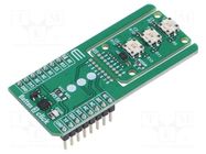 Click board; prototype board; Comp: TL3215AF160; button MIKROE