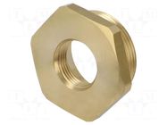 Mount.elem: thread adapter; brass; Int.thread: G 3/4" PNEUMAT