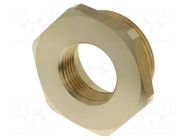 Mount.elem: thread adapter; brass; Int.thread: G 3/4" PNEUMAT