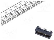 Connector: PCB to PCB; male; PIN: 20; 1.27mm; TFM; SMT; socket; 3.7A SAMTEC