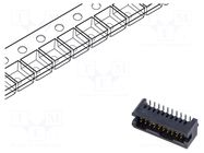 Connector: pin strips; pin header; male; PIN: 20; straight; SMT SAMTEC