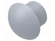 Stopper; polyamide; grey; Entrelec; Ø: 30.6mm; -20÷100°C; Size: 45 TE Connectivity