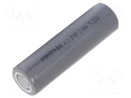 Re-battery: Li-Ion; 18650,MR18650; 3.6V; 2600mAh; Ø18.5x65.2mm BAK BATTERY