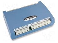 Module: data acquisition; Resolution: 24bit; I/O: 8; Analog in: 24 DIGILENT