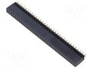 Connector: pin strips; socket; male; PIN: 64; straight; THT; 2.54mm SAMTEC