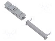 Connector: IDC; plug; female; PIN: 20; 3000; 4.75A; IDC; 2.54mm; 2x10 3M