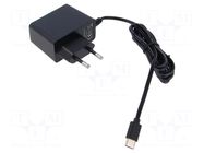 Power supply: switching; mains,plug-in; 5VDC; 2A; 10W; Out: USB C ESPE