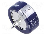 Supercapacitor; THT; 1F; 5.5VDC; -20÷80%; Ø21.5x8.85mm; 30Ω; KW EATON ELECTRONICS