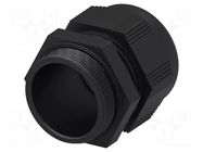 Cable gland; without nut; M40; 1.5; IP68; polyamide; black TE Connectivity