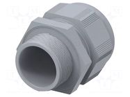 Cable gland; without nut,with long thread; M40; 1.5; IP68; grey TE Connectivity