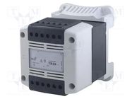 Transformer: mains; 200VA; 230VAC; 12V; Leads: terminal block; IP20 DF ELECTRIC