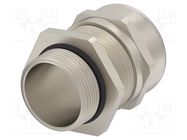 Cable gland; without nut; NPT1"; IP68; brass; Entrelec TE Connectivity