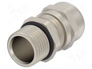 Cable gland; without nut; PG9; IP68; brass; Entrelec TE Connectivity