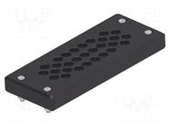 Multigate grommet; black; Holes no: 29; -40÷80°C; 4÷7mm; IP65 TE Connectivity
