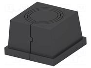 Sealing rings; black; -40÷80°C; Entrelec; IP66 TE Connectivity