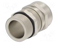 Cable gland; without nut; M40; IP68; brass; Entrelec TE Connectivity